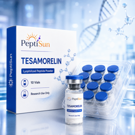 TSM Series Tesamorelin Lyophilized Peptide Powder | 2mg–20mg × 10 Vials | Research Use Only